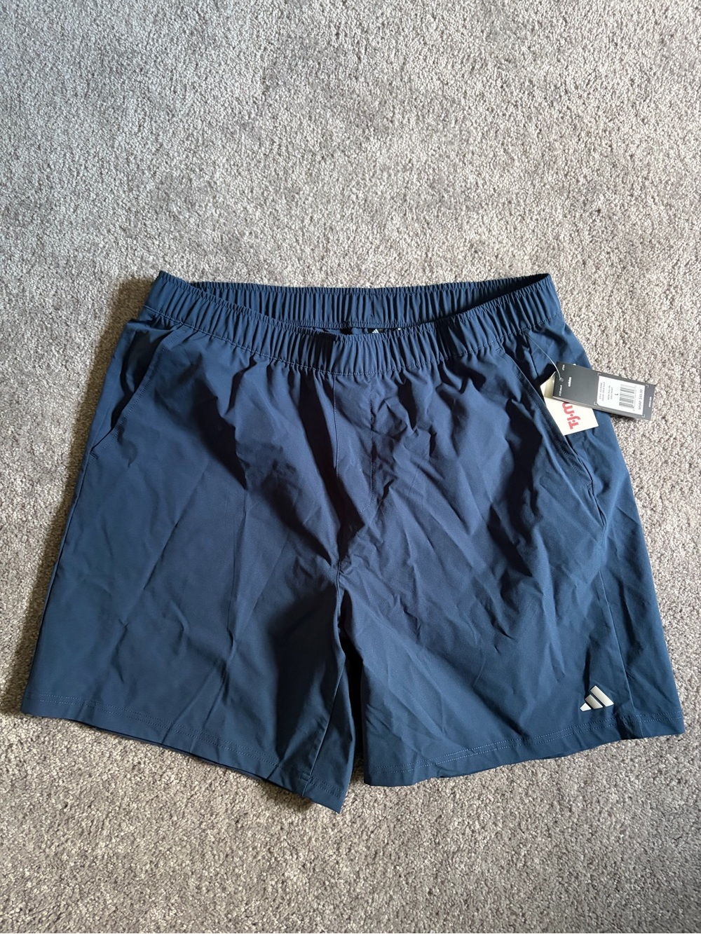adidas Men's Navy Athletic Shorts never been worn before with tag
